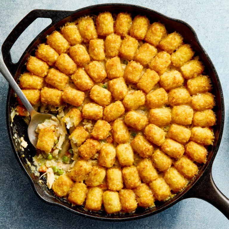 Tater Tot Chicken Pot Pie