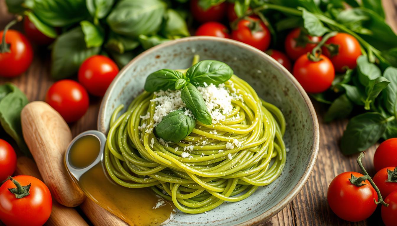 Delicious Green Spaghetti Recipe